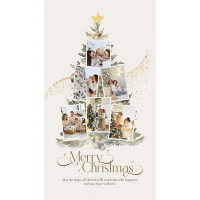 Khung ảnh thiết kế cây thông noel - 03